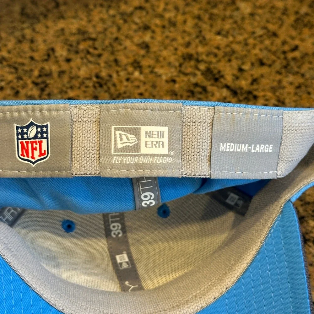 Los Angeles Chargers New Era 39THIRTY Flex‎ Hat Light Blue Charcoal Medium/Large